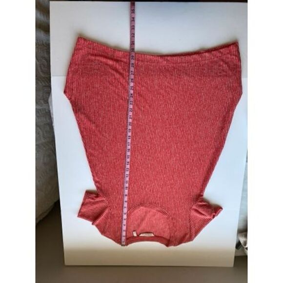 Soft Surroundings Dione Red Poppy Stripe Tee  Women S Knit Top Tunic - Picture 10 of 15